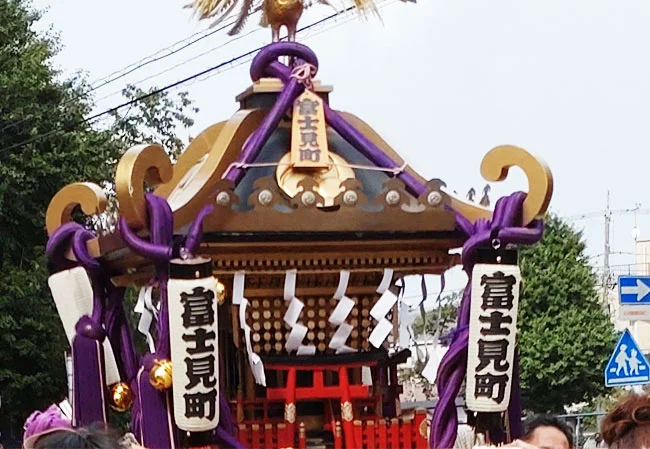 No.105 お祭りの神輿装飾用細弓張和紙提灯を製作いたしました。