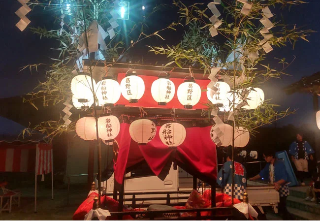 No.132 お祭りの神輿・山車装飾用9号丸型耐水和紙提灯を製作いたしました。
