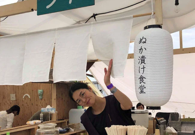 No.25 食堂様の屋外イベント装飾用9号長型ビニール提灯を製作いたしました。