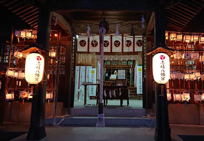 No.36 神社様に設置する12号長型ビニール提灯を製作いたしました。
