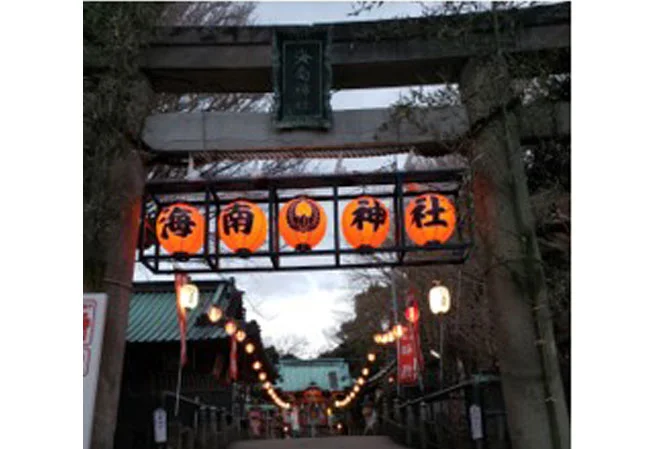 No.85 神社様の鳥居装飾用尺三丸ビニール提灯を製作いたしました。