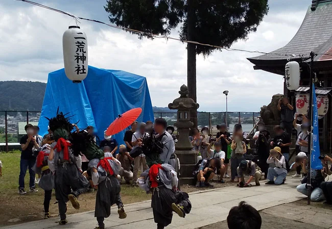 No.96 神社様のお祭り装飾用9号長型ビニール提灯を製作いたしました。